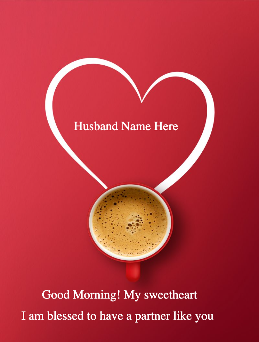 good morning husband cards
