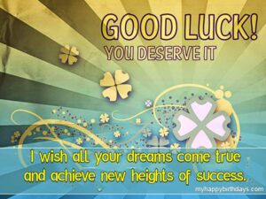 111 Best Good Luck Messages, Wishes, Quotes (2024)