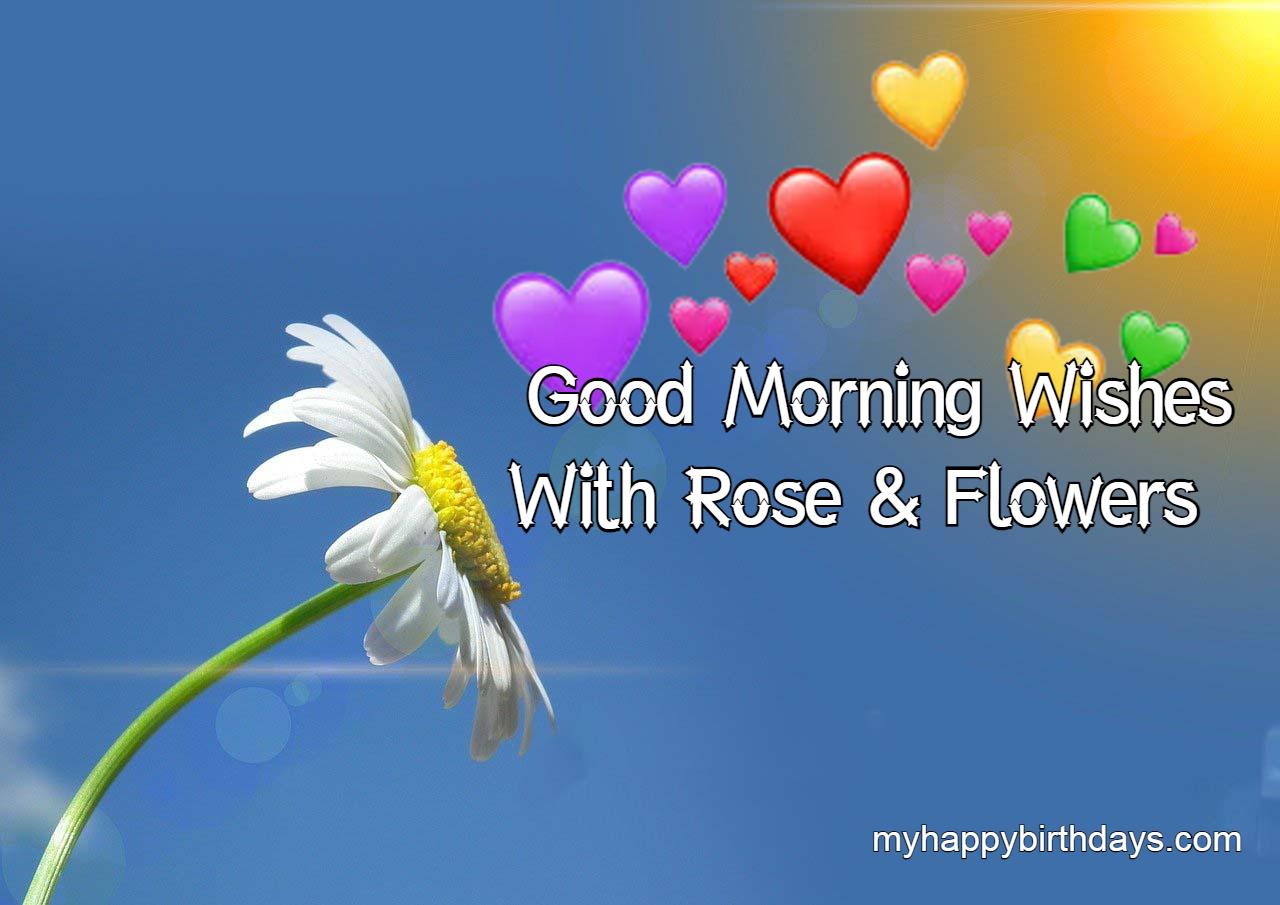 good morning flowers love