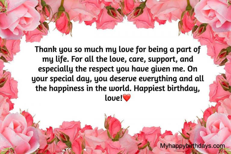 75+ Heart Touching Birthday Wishes For Lover
